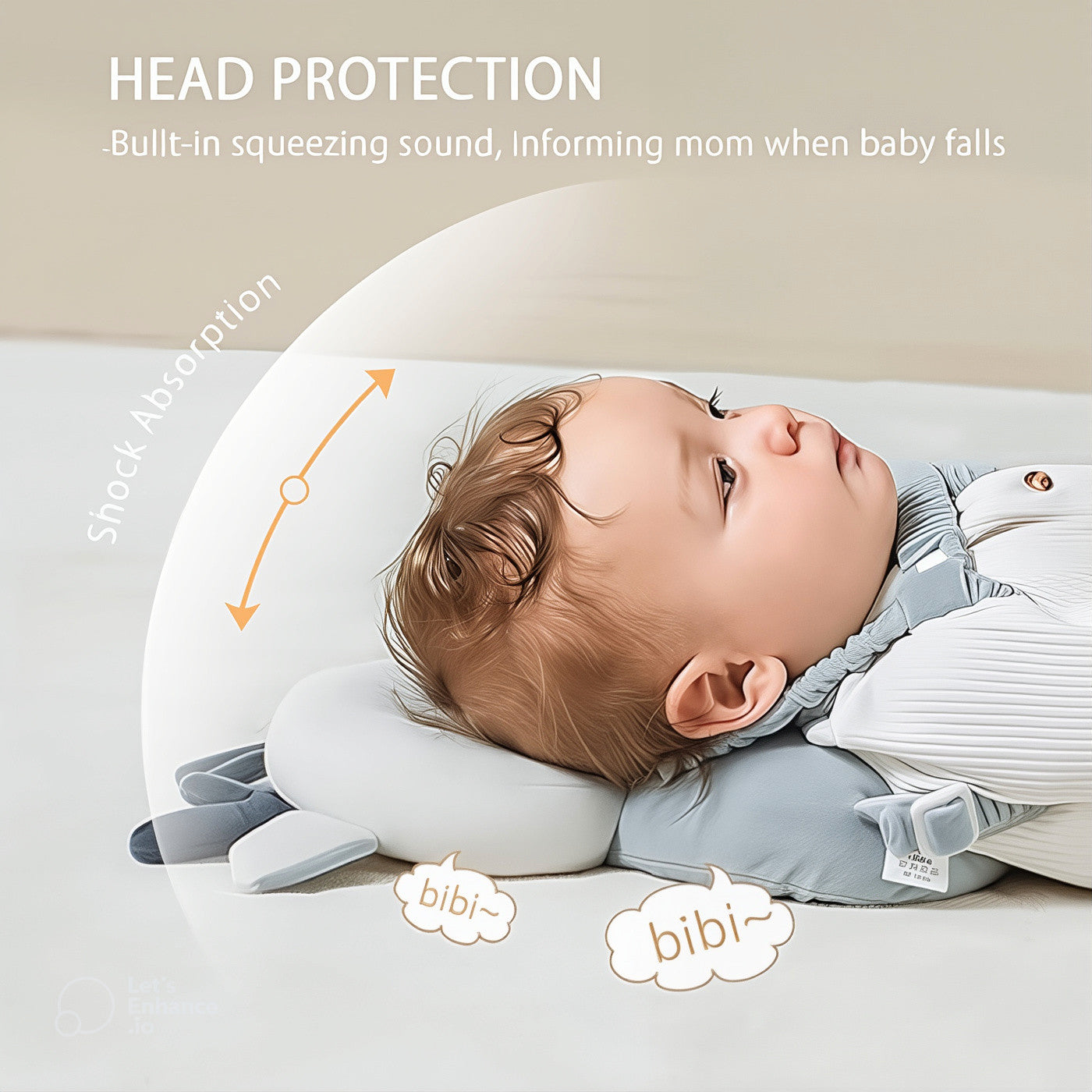 Baby head protector backpack